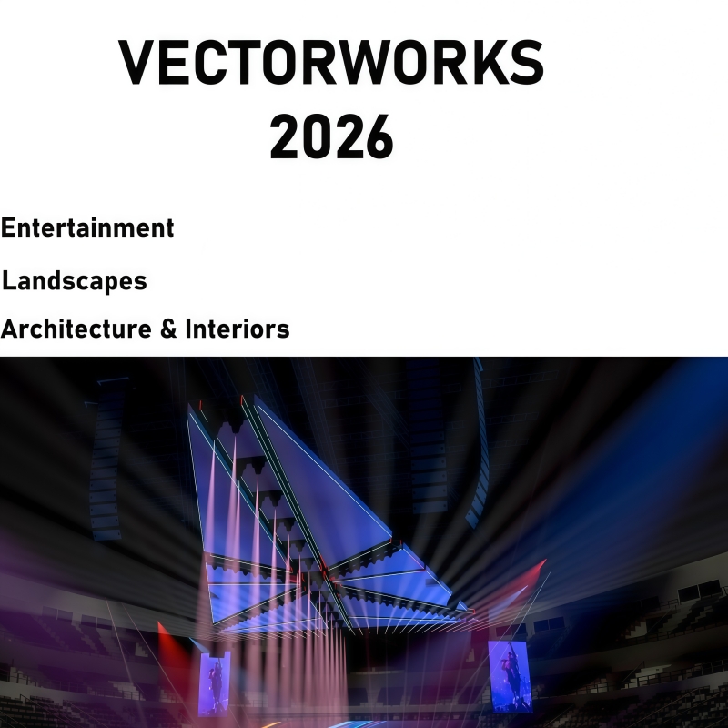 Interior Design And Build - برنامج Vectorworks 2026 النسخة الكاملة متعدد
