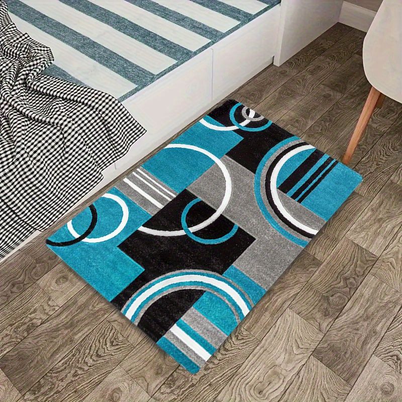Printed Rug Abstract - سجادة مدخل عصرية من فيكاما بتصميم
