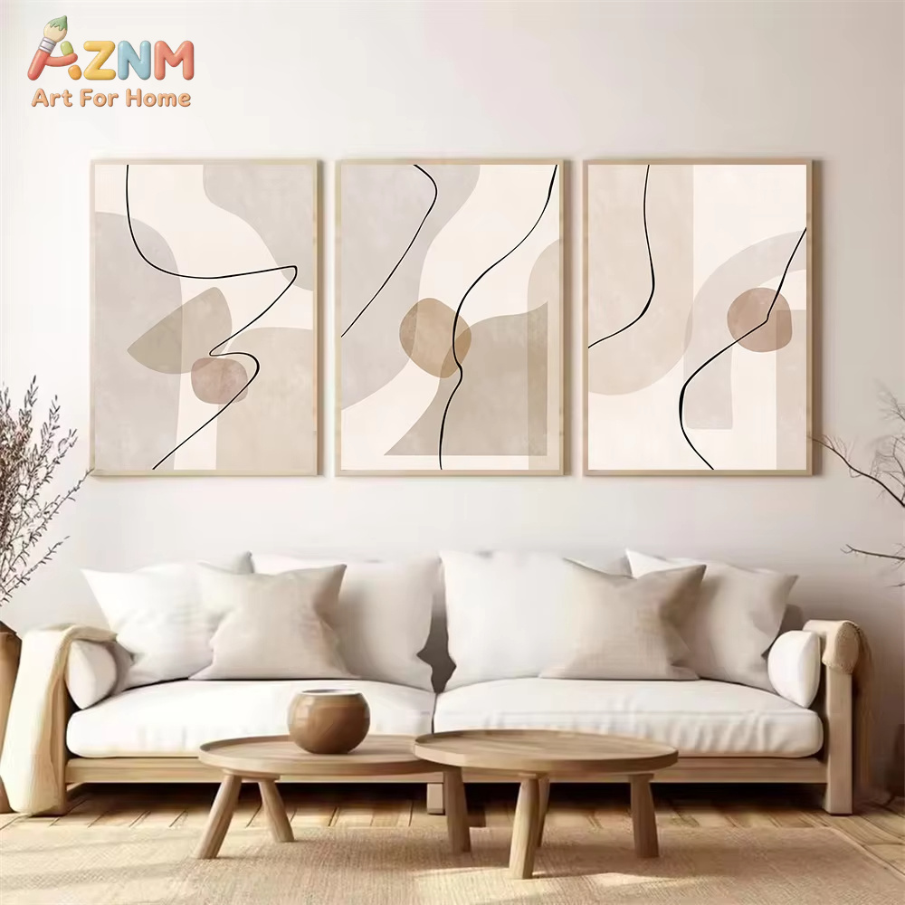 لوحة فنية جدارية بخطوط هندسية  - مراجعة Interior Design Poster وسعره