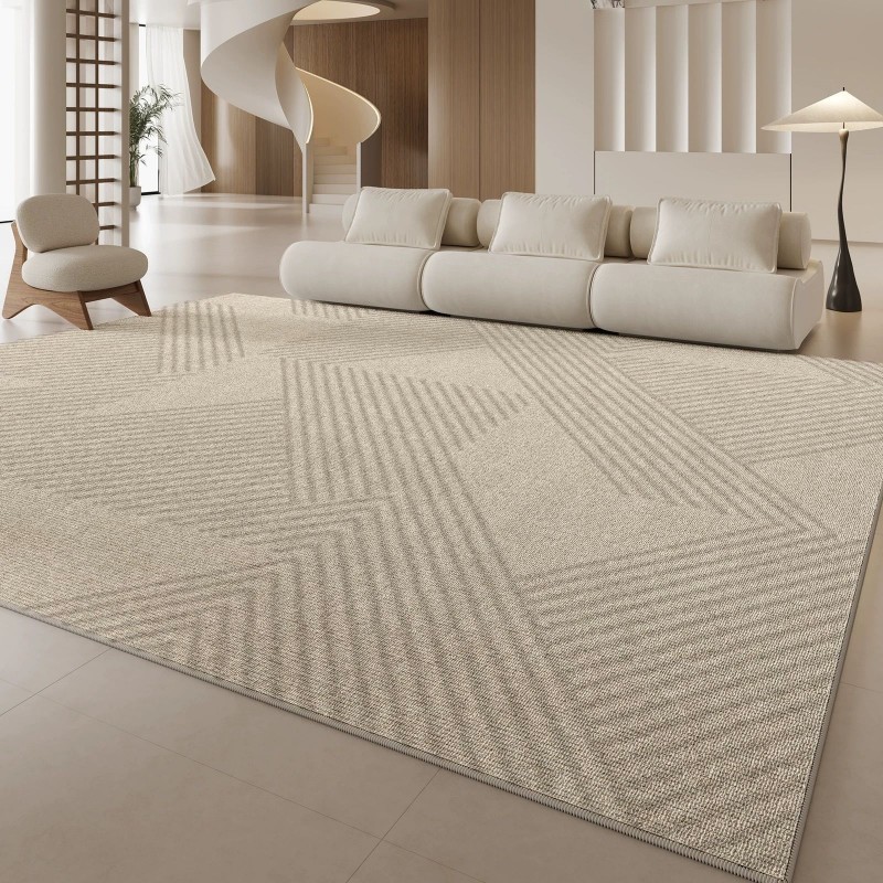 سجادة VIKAMA هندسية نصف دائرية - مراجعة Printed Rug Abstract وسعره