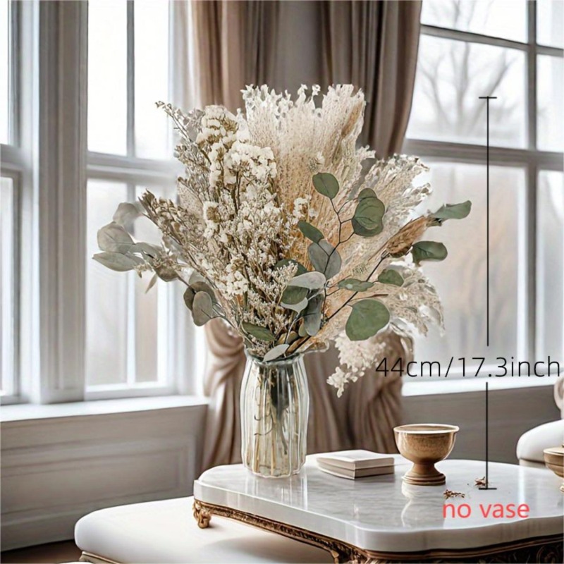 45 قطعة من الزهور المجففة المخ - مراجعة Dried Pampas Bundle وسعره