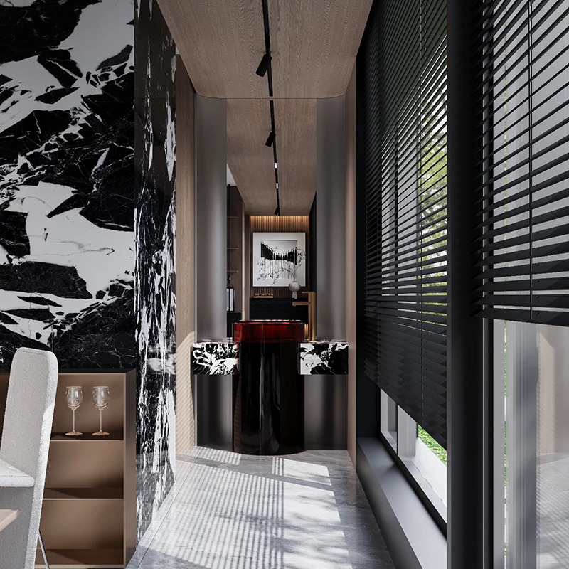 تصميم داخلي للفيلا حديث ثلاثي  - مراجعة Interior Design And Build وسعره