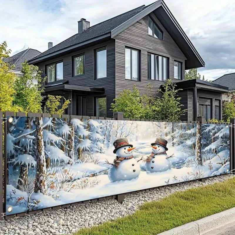 لافتة شتوية بتصميم رجل الثلج و - مراجعة Interior Design Years وسعره