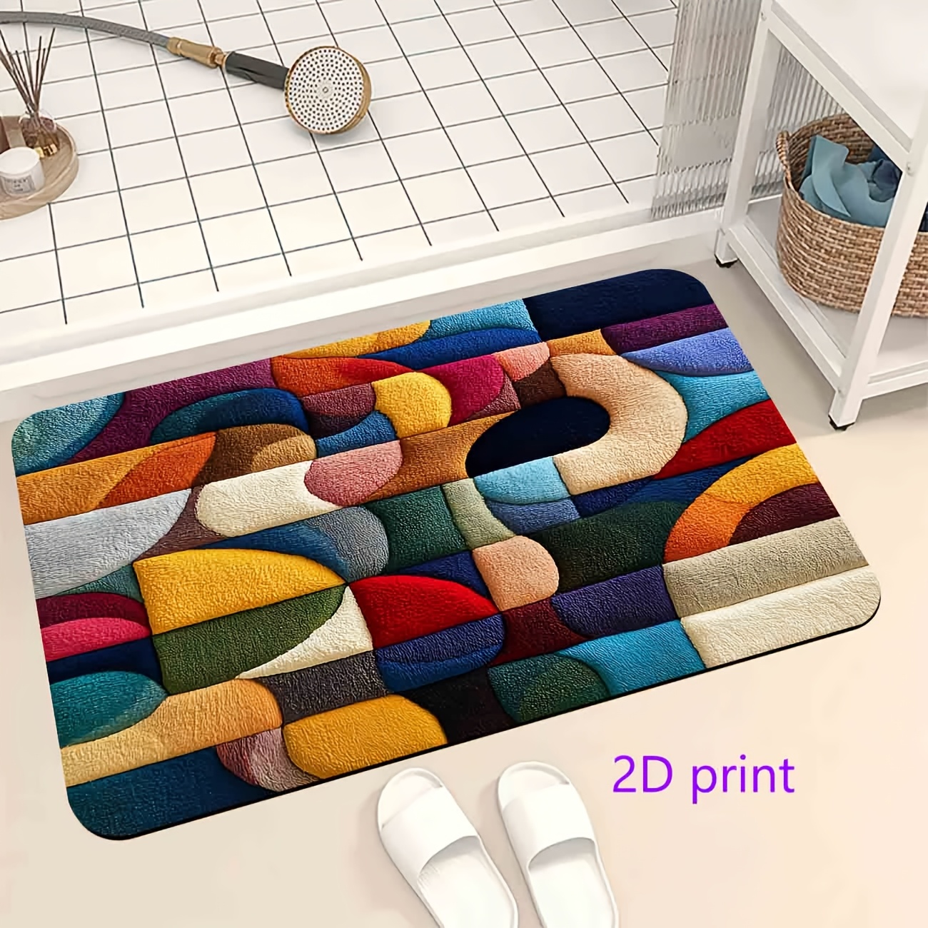 سجادة مدخل ثلاثية الأبعاد من V - مراجعة Printed Rug Abstract وسعره