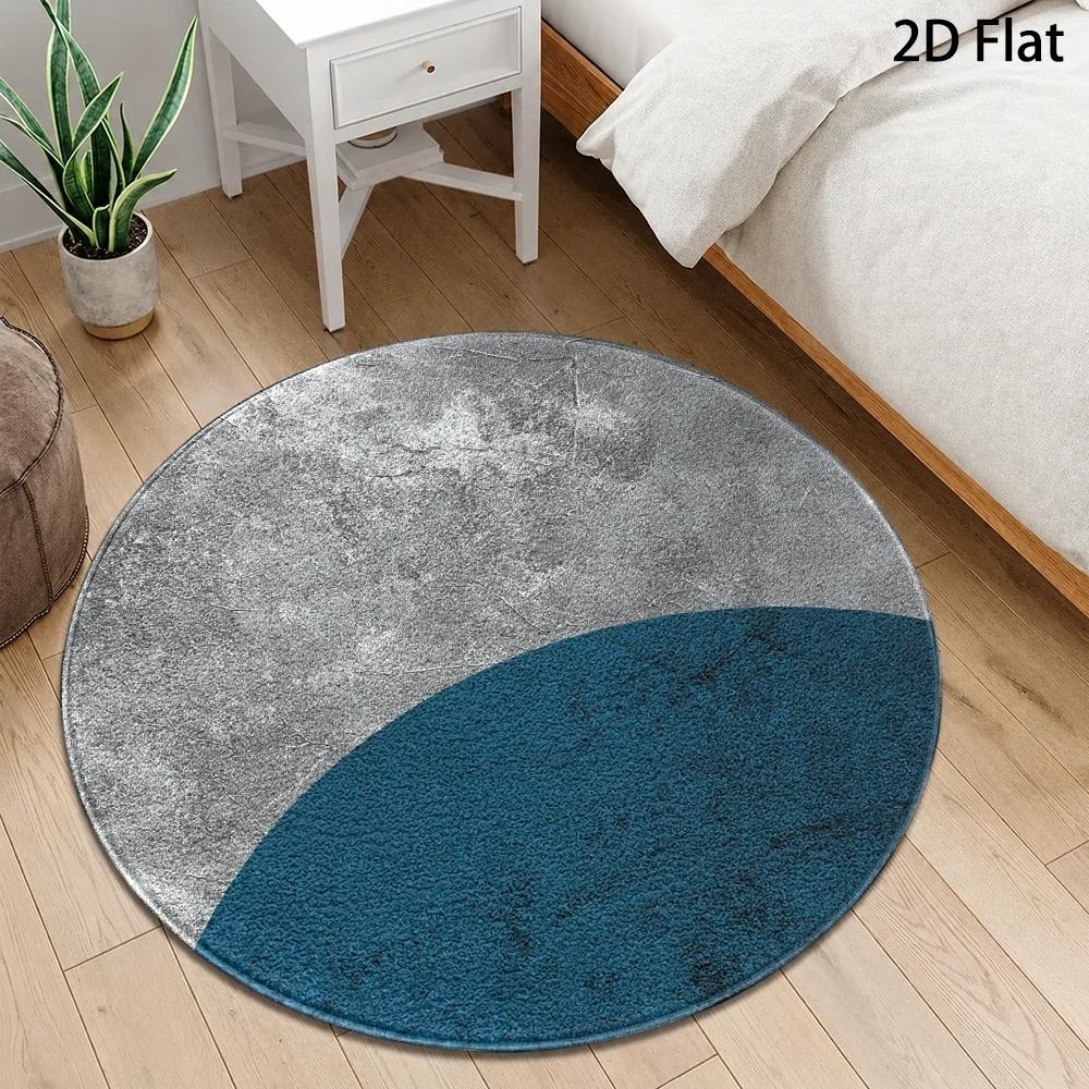 سجادة دائرية بتصميم تجريدي بسي - مراجعة Printed Rug Abstract وسعره